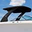 HTX Folding Hardtop Tower with Ski Tow - Black