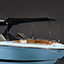 Bow Canvas Sky Shade - Black