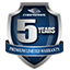 5 Year Premium Level Limited Component Warranty